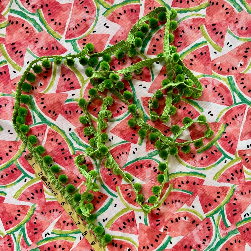 Indoor/Outdoor Watermelon Fabric (4.44 yds x 56”) with Trim & Upholstery Thread - Picture 6 of 17
